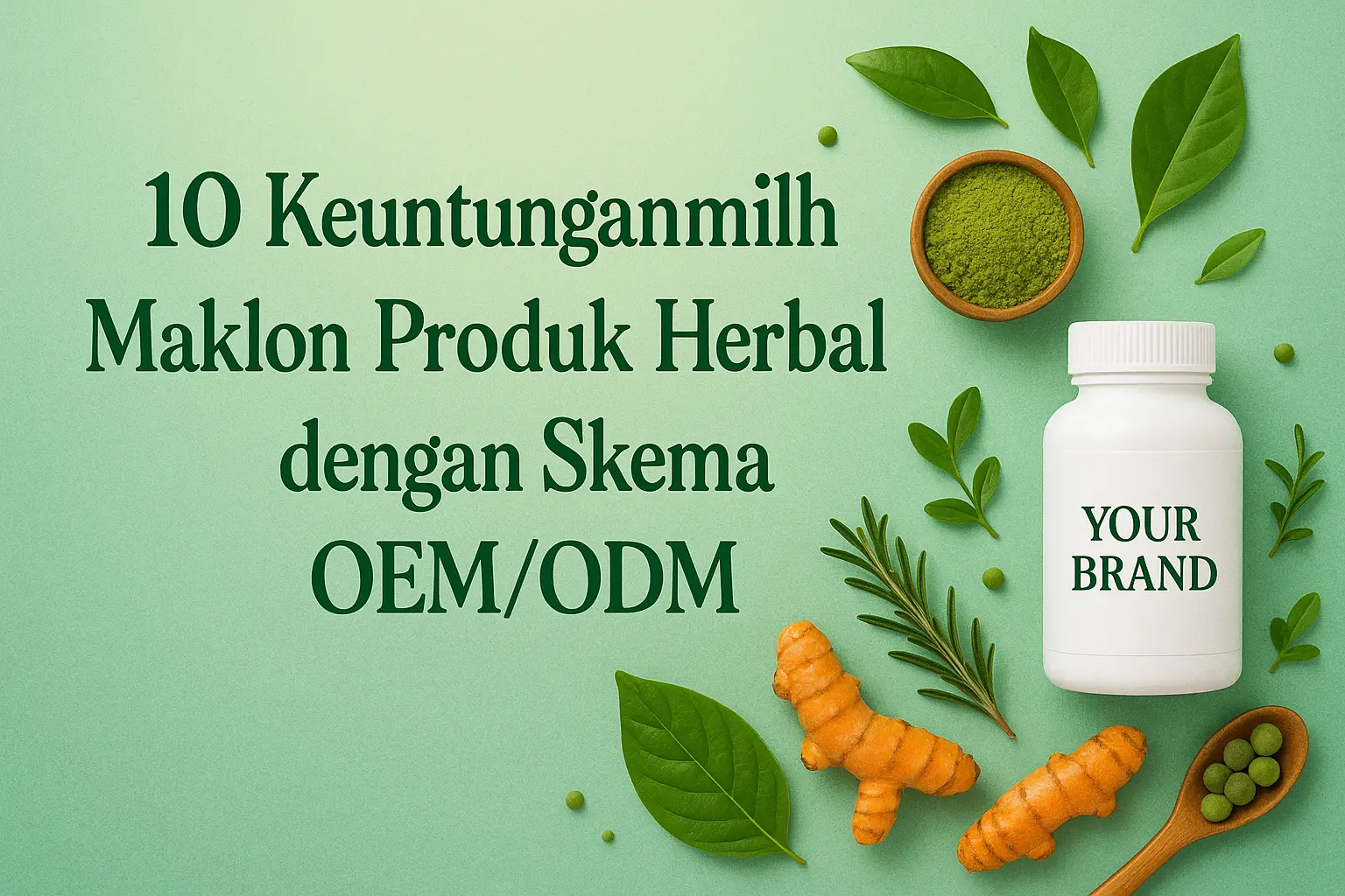 10 Keuntungan Memilih Maklon Produk Herbal dengan Skema OEM/ODM
